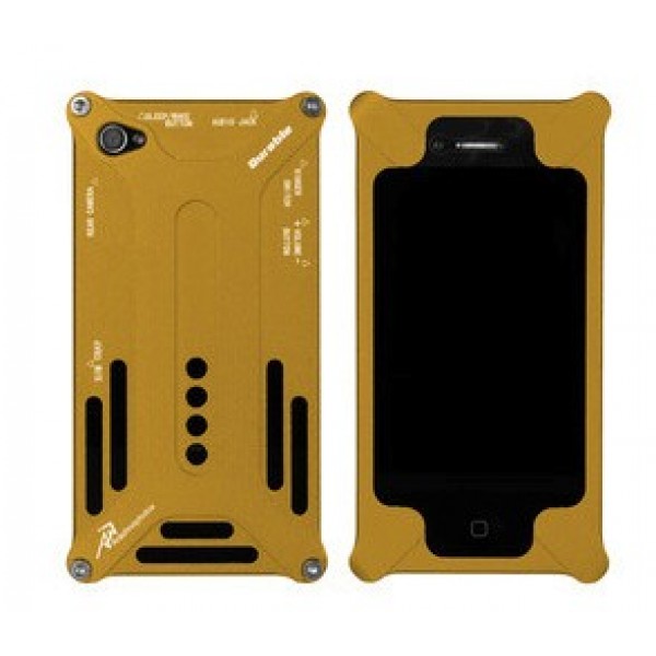 gold aluminium case